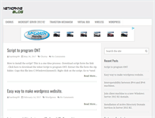 Tablet Screenshot of networkingblog.org